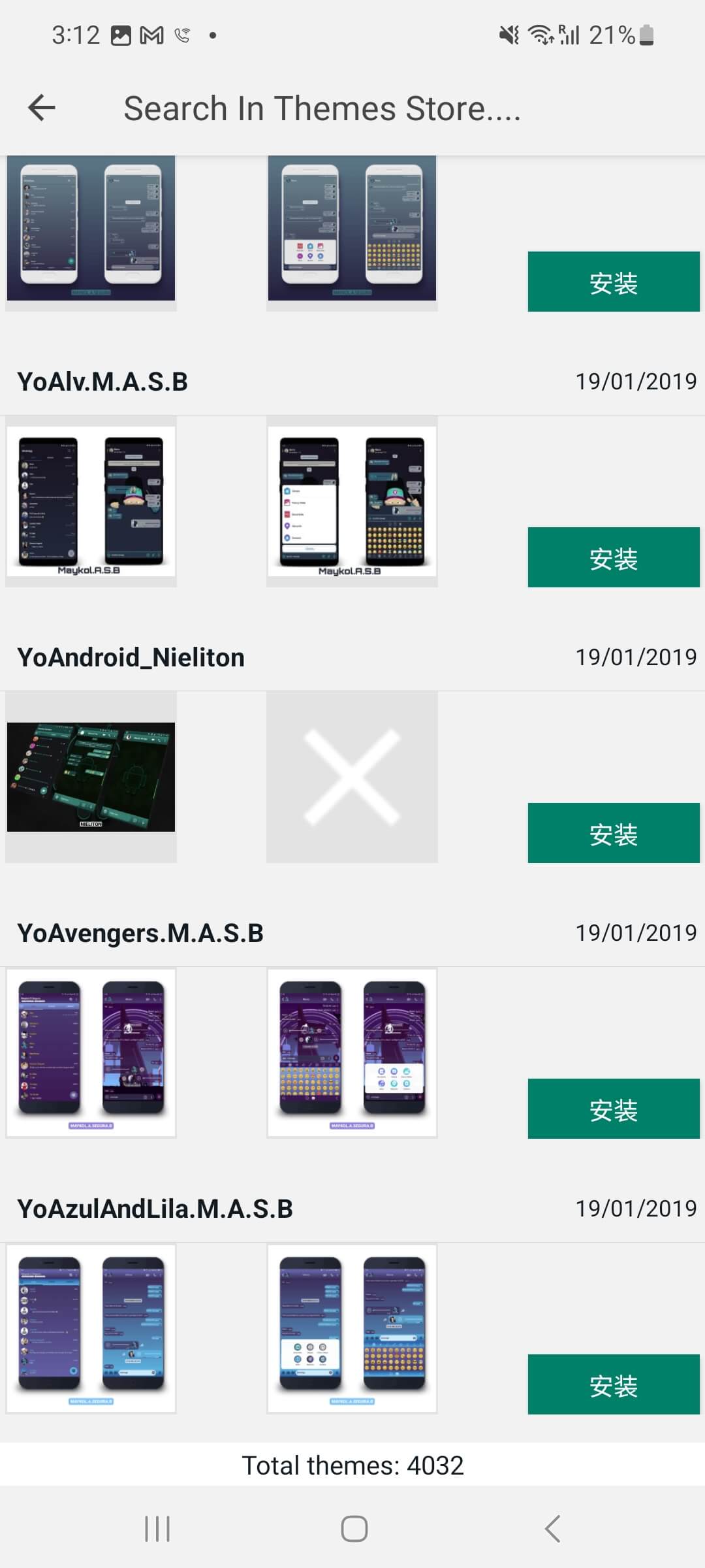 Yowhatsapp themes