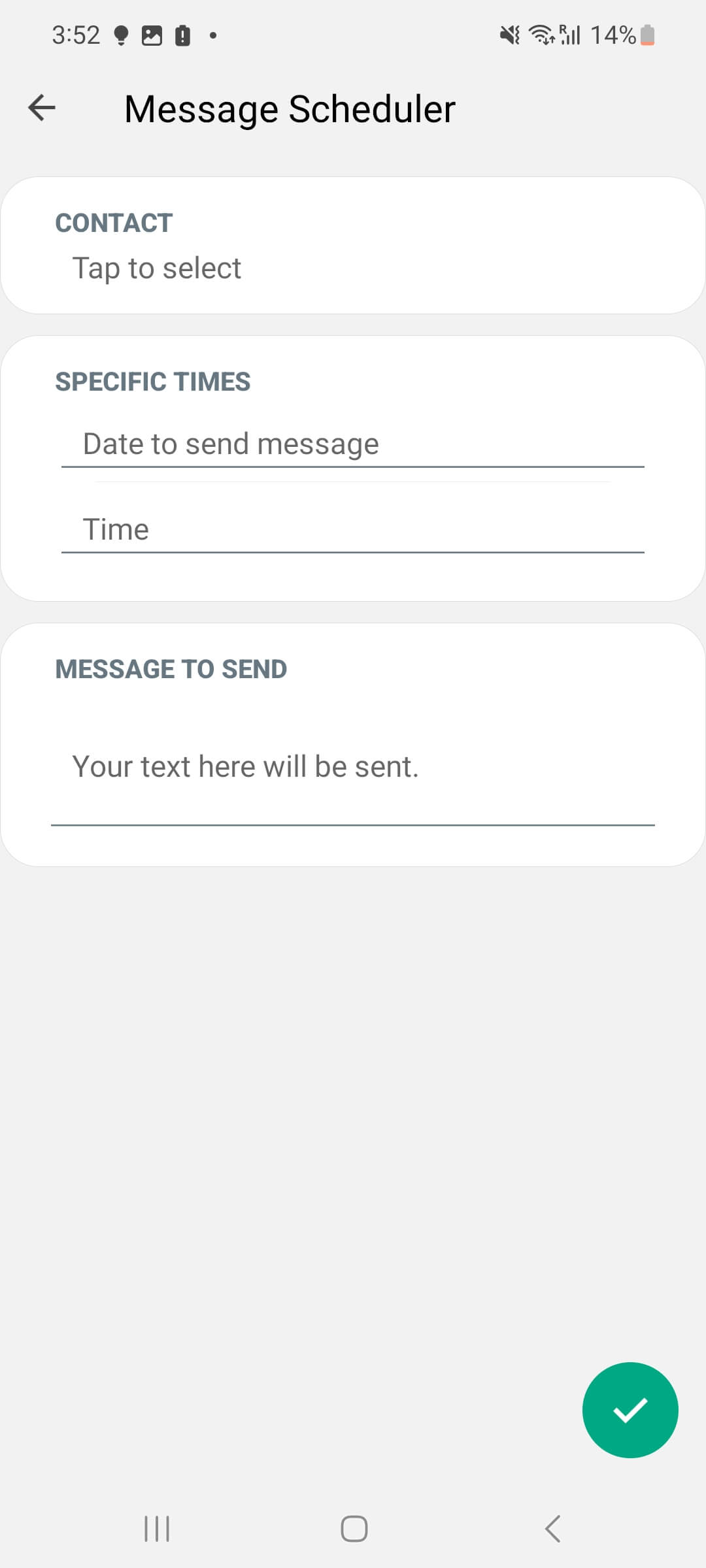 Message Scheduler